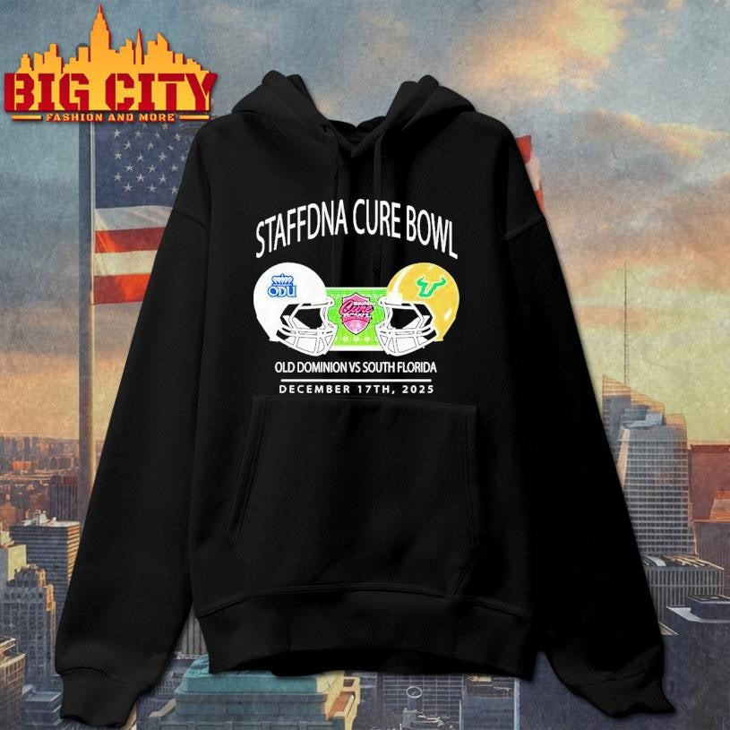 Old Dominion Monarchs Vs South Florida Bulls Staffdna Cure Bowl At Camping World Stadium On December 17th 2025 Helmet Shirt