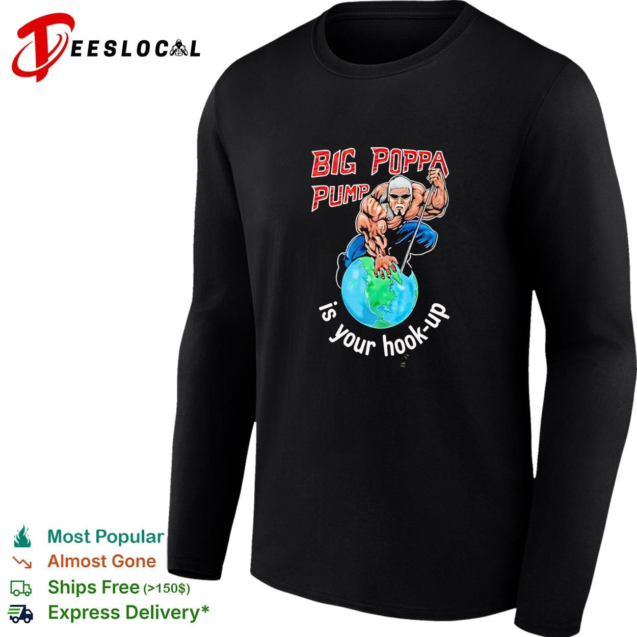 Old man standing on the Earth Big Poppa Pump is your hook-up shirt