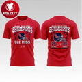 Ole Miss Allstate Sugar Bowl Champions Playoff Quarterfinal Two Sided Shirt