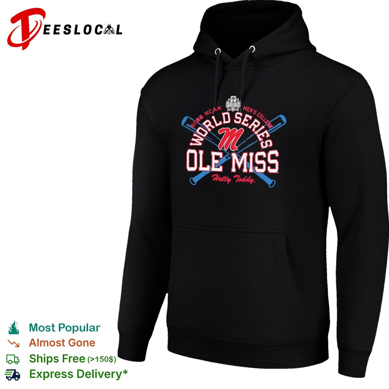 Ole Miss Rebels NCAA Men’s College World Series 2026 shirt