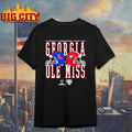Ole Miss vs Georgia 2026 Allstate Sugar Bowl Helmet Matchup Shirt