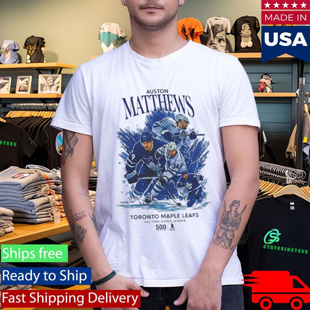 Oliver Ekmanlarsson Wearing Auston Matthews Toronto Maple Leafs Shirt