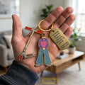 Oliver Tree Memorial Keychain Life Goes On Scooter Tribute Keychain