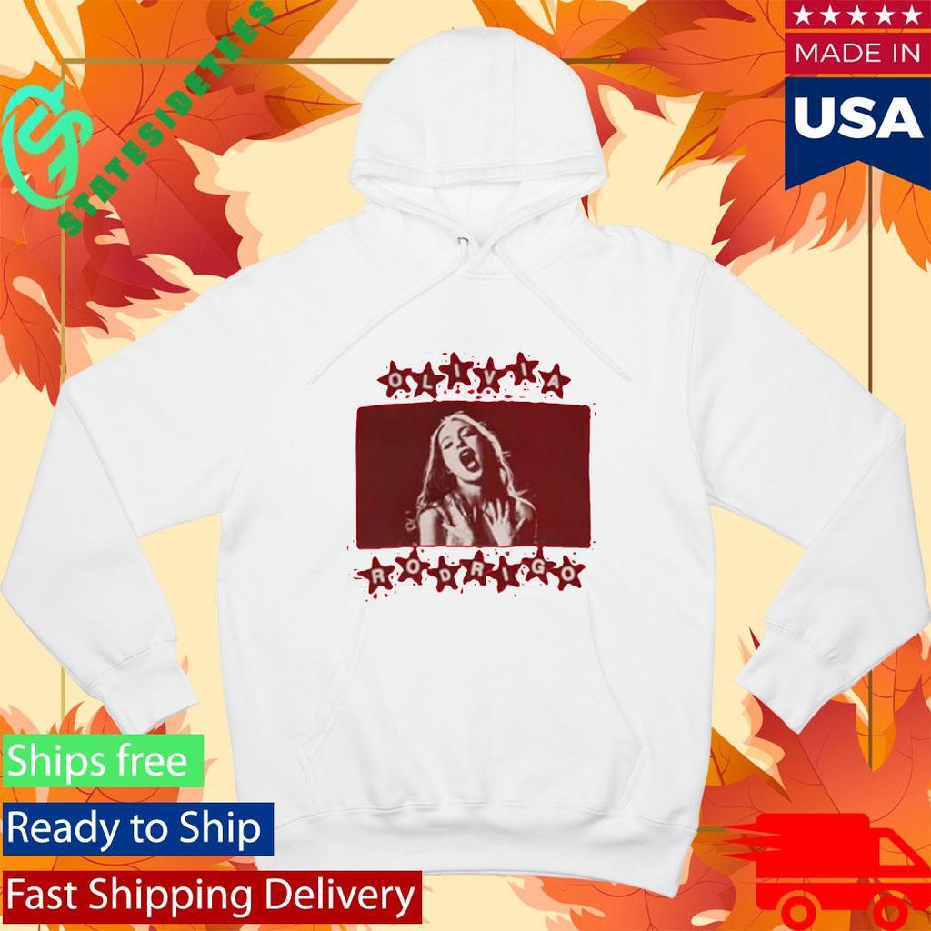Olivia Rodrigo All-American Red Photo Shirt