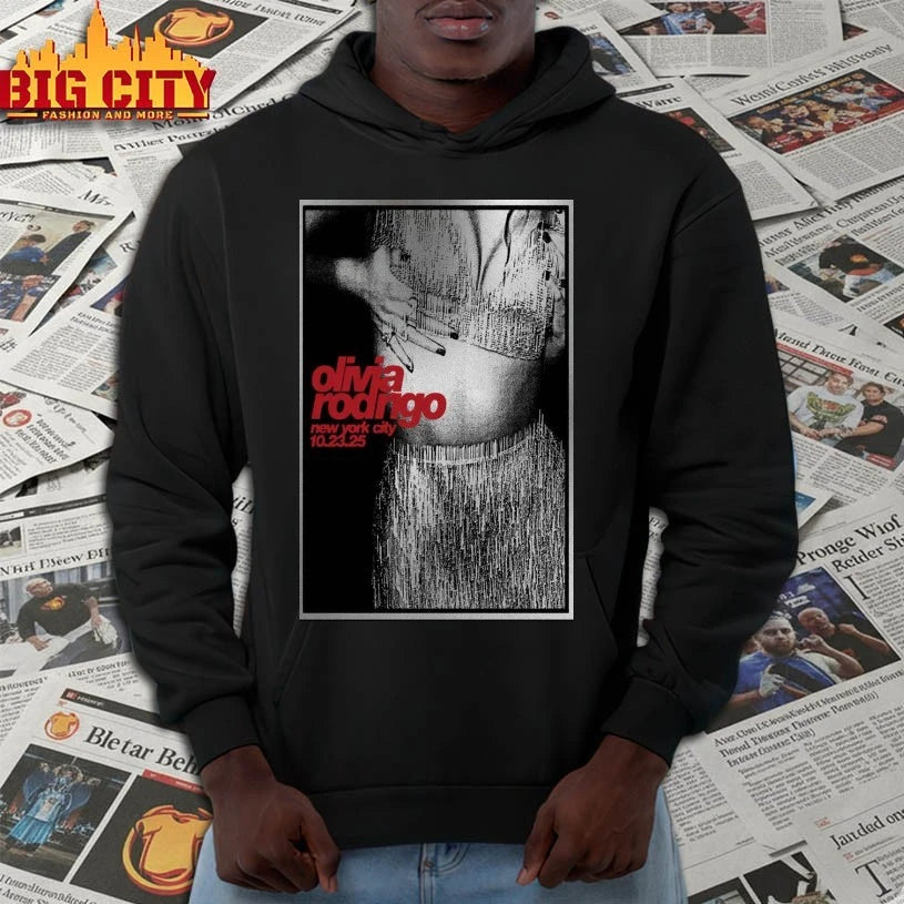 Olivia Rodrigo Oct 23, 2025 Show New York City Poster shirt
