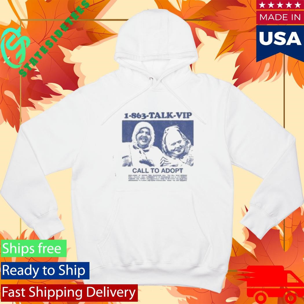 Ollie &amp; Archimedes 1 863 Talk Vip Call To Adopt T-Shirt
