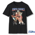 Olympic Surya Bonaly Black History Acid Washed Round shirt