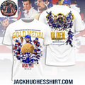 Olympic Winter Games 2026 Men’s Ice Hockey Tournament Team USA Gold Medal Olympic Champions 2026 White Two Sided T-Shirt