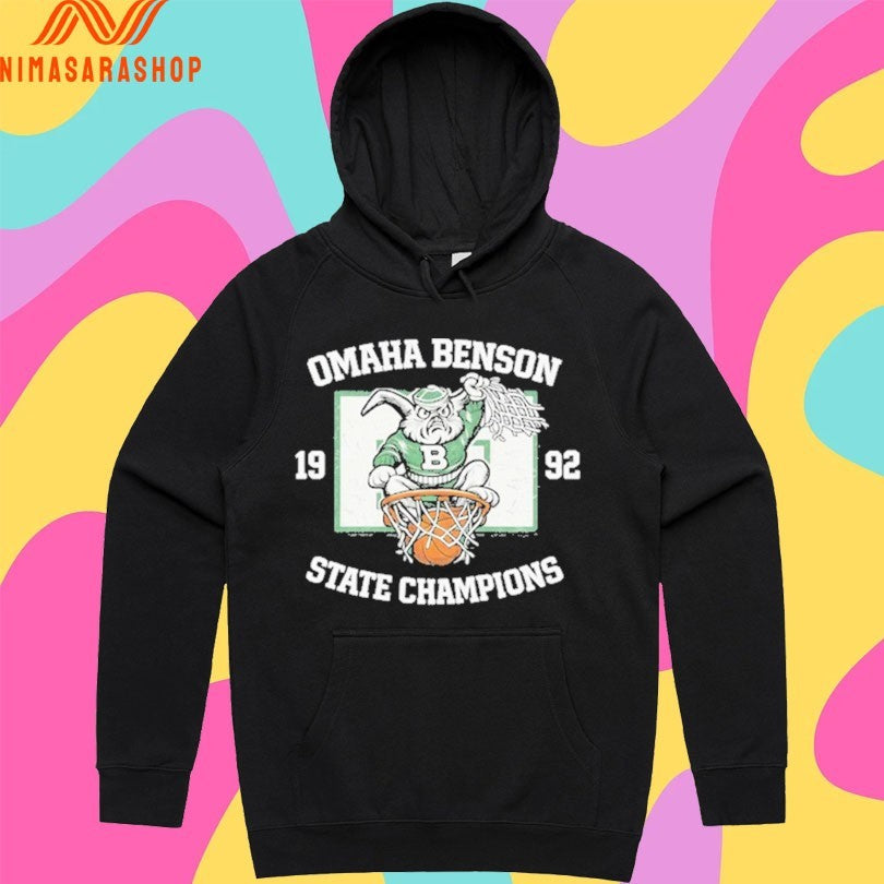 Omaha Benson State Champions 1992 Basketball Shirts