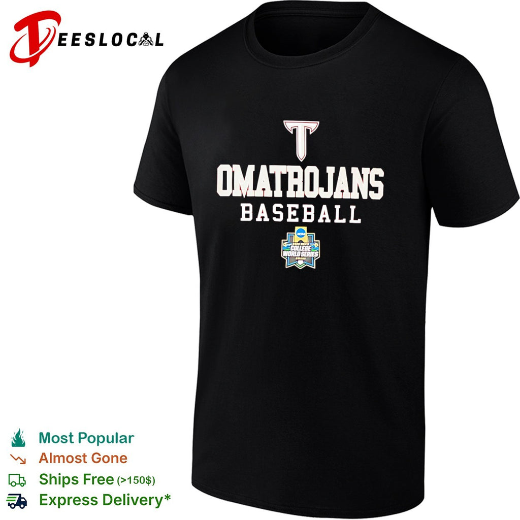 Omatrojans Troy Trojans Baseball 2024 Men’s College World Series Omaha shirt