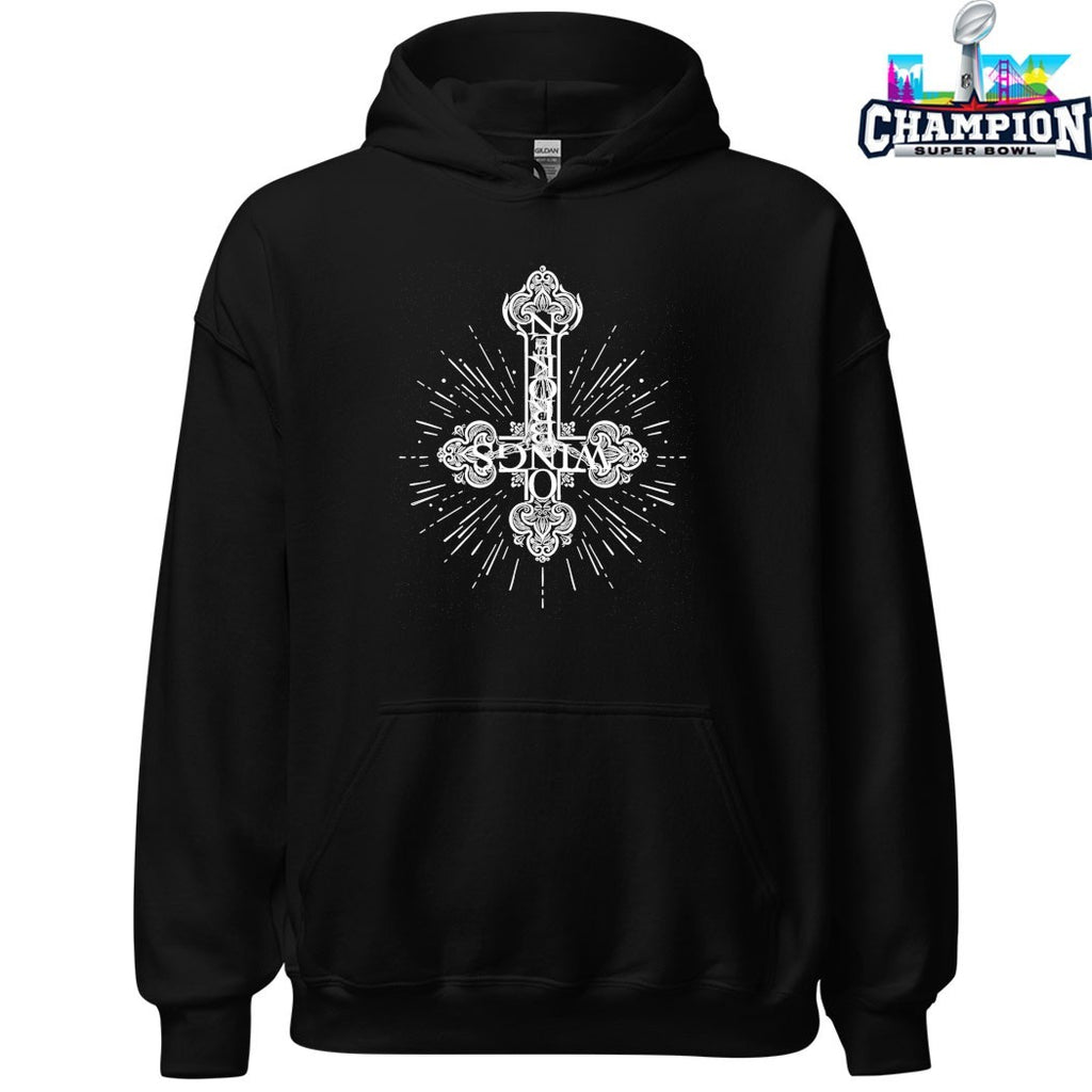 On Broken Wings Crucifix Cross T-shirts