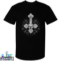 On Broken Wings Crucifix Cross T-shirts