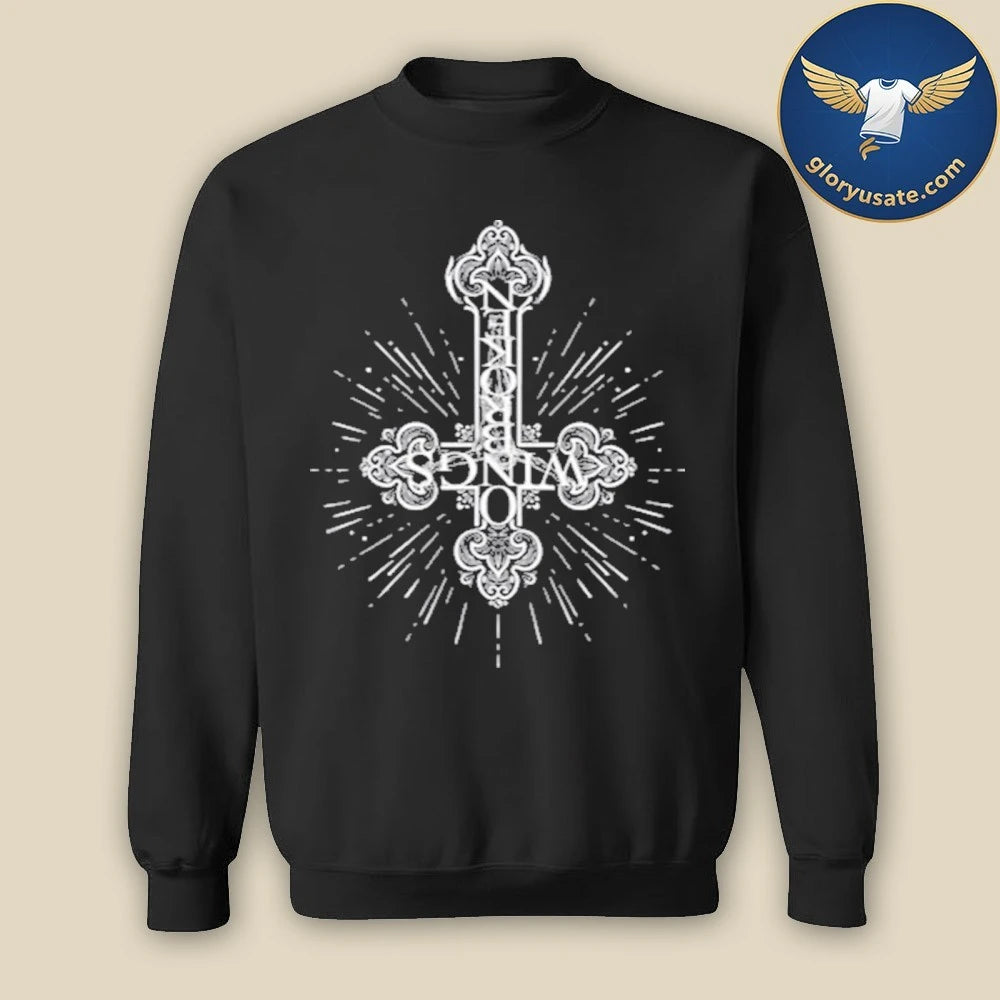 On Broken Wings Crucifix New Shirt