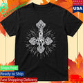 On Broken Wings Crucifix Shirt
