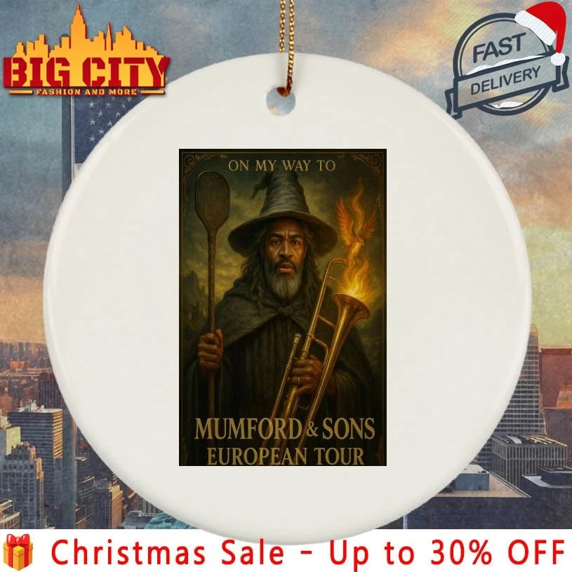 On My Way To Mumford &amp; Sons European Tour Poster shirt