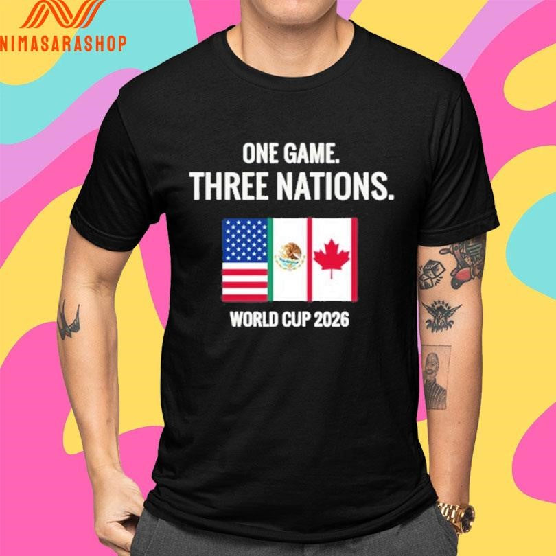 One Game Three Nations World Cup 2026 Shirts