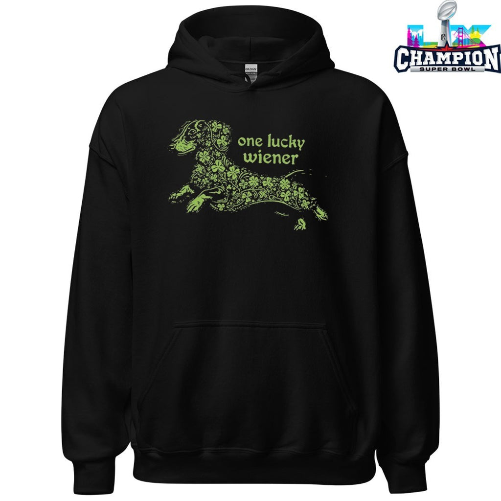 One Lucky Wiener St Patrick’s Day T-shirts