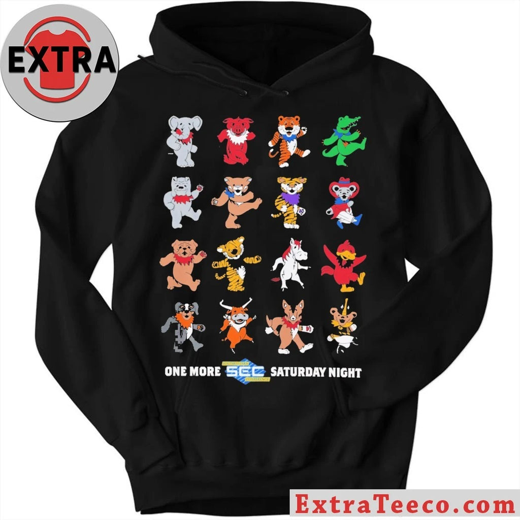One More SEC Football Saturday Night Mascots of the teams in the Southeastern Conference Shirt