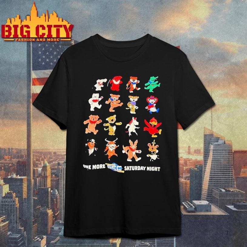 One More Sec Football Saturday Night Mascots Shirt