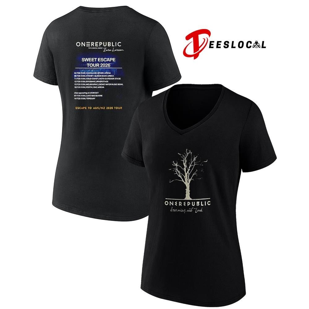 One Republic Sweet Escape tour dates schedule shirt