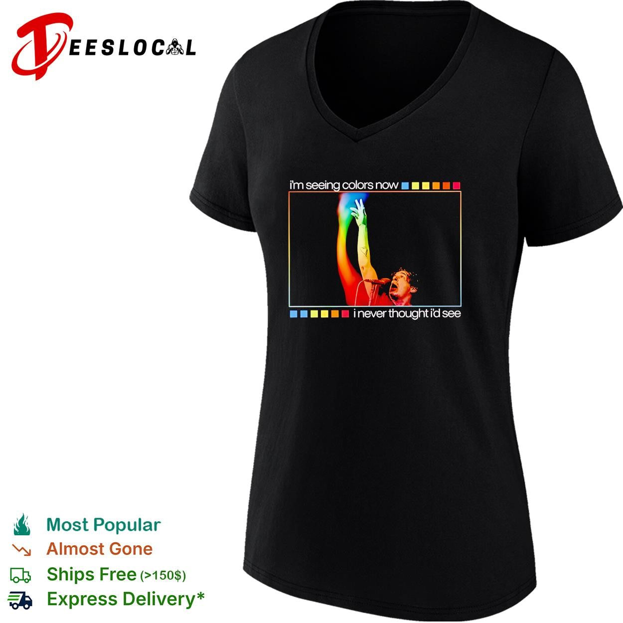 Onelinedrawing Rainbow I’m seeing colors now I never thought I’d see shirt