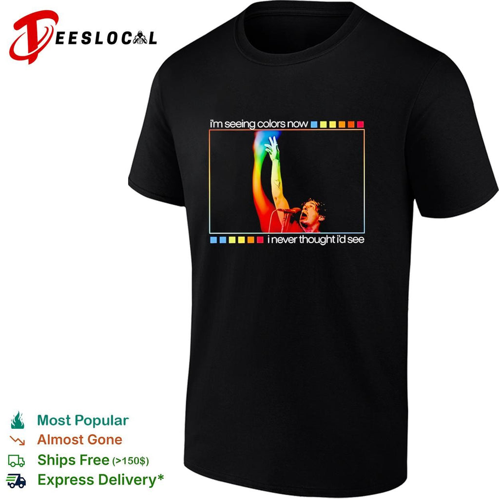 Onelinedrawing Rainbow I’m seeing colors now I never thought I’d see shirt