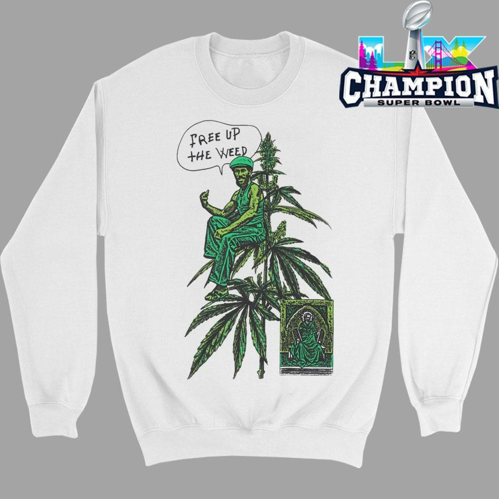 Online Ceramics Free Up The Weed Shirt