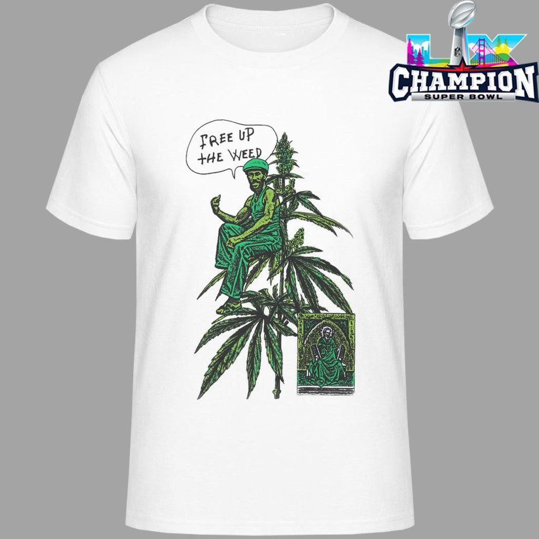 Online Ceramics Free Up The Weed Shirt