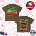 Online Ceramics Soul Fire Dark Olive Two Sided Shirt