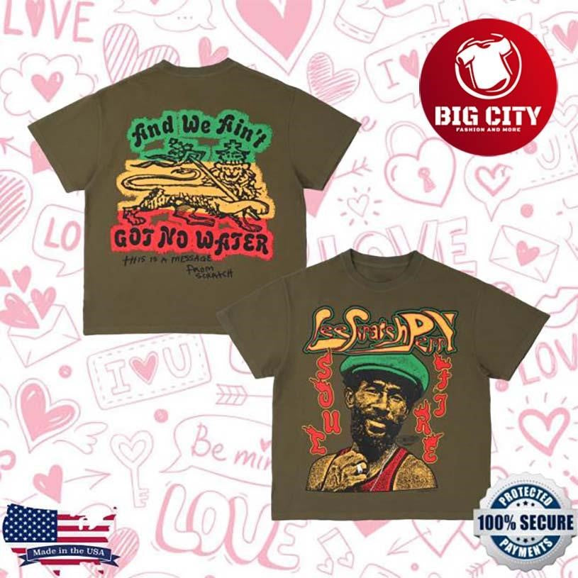 Online Ceramics Soul Fire Dark Olive Two Sided Shirt