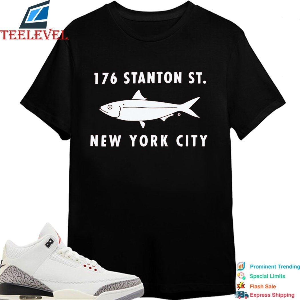 Only NY 176 Stanton ST Fish T-shirts