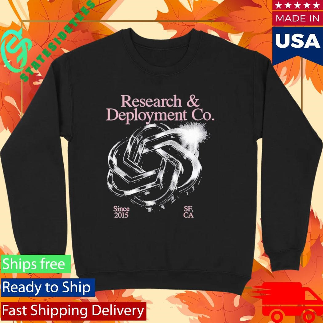 OpenAI Chrome Blossom Research And Deployment Co Shirt