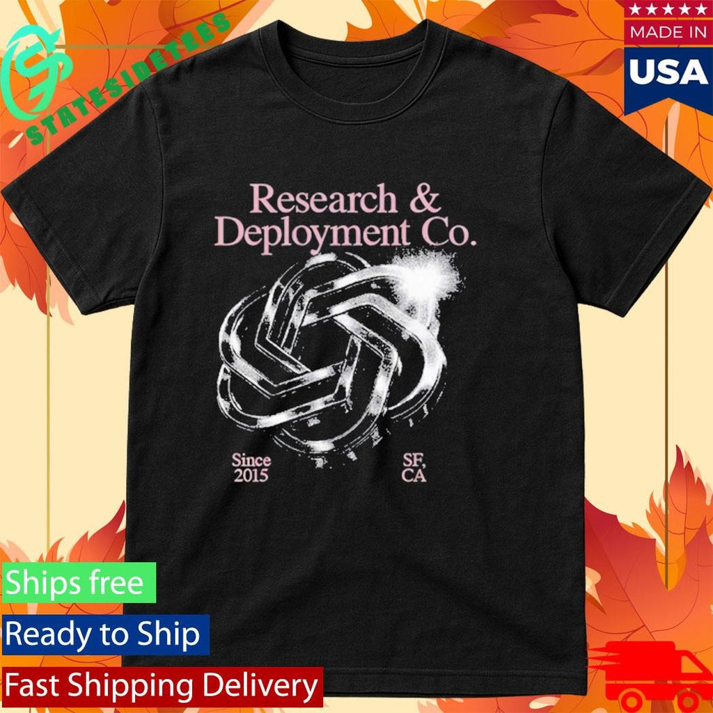 OpenAI Chrome Blossom Research And Deployment Co Shirt