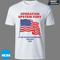 Operation Epstein Fury Is This Distraction Working Iran War 2026 American Flag T-shirts