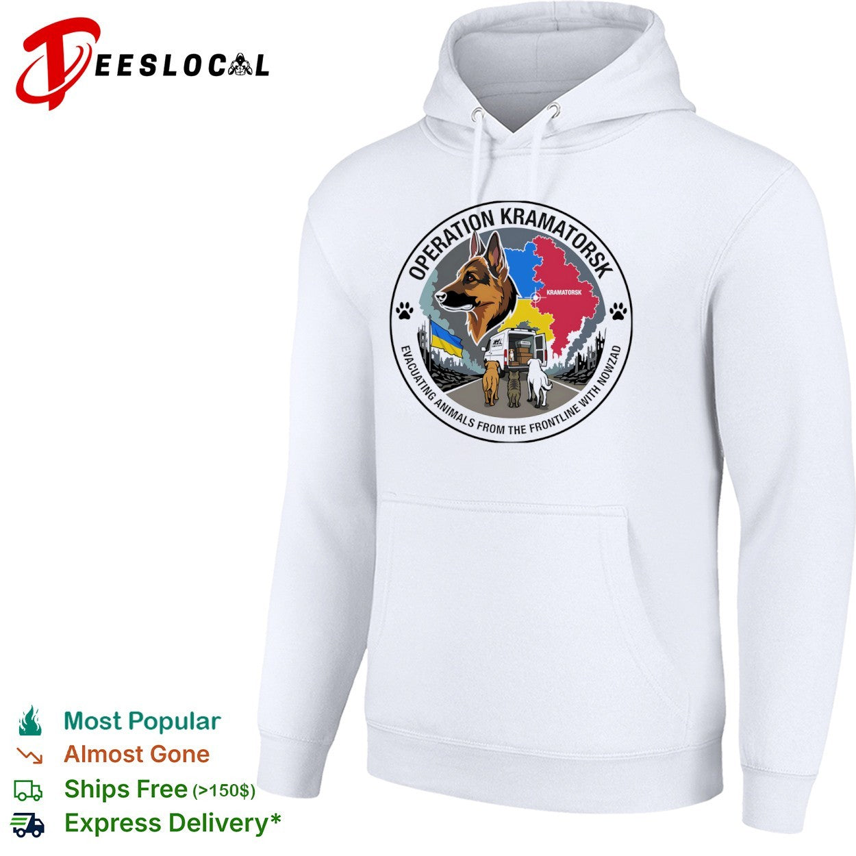 Operation Kramatorsk Evacuating Animals from the Frontline with Nowzad shirt