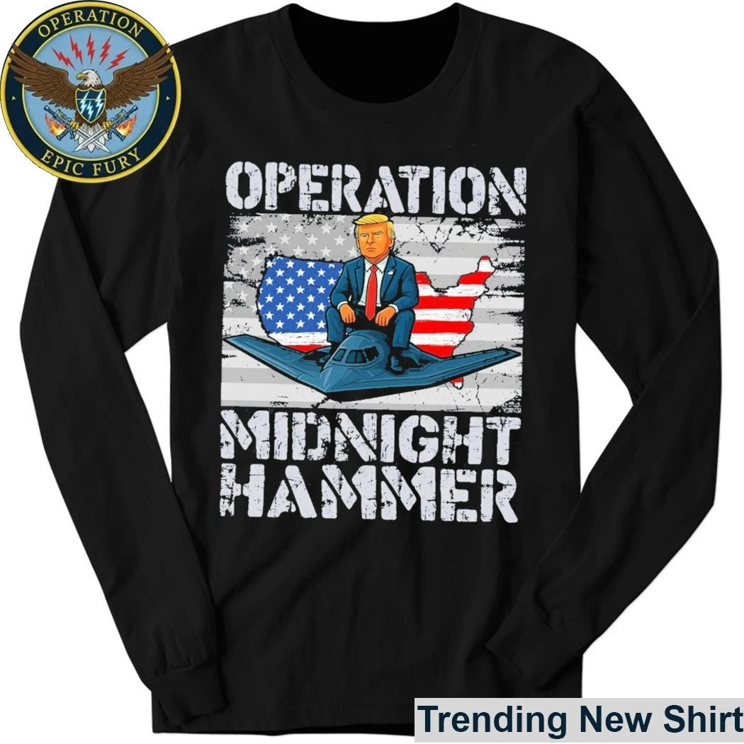 Operation Midnight Hammer USA Flag T-Shirt