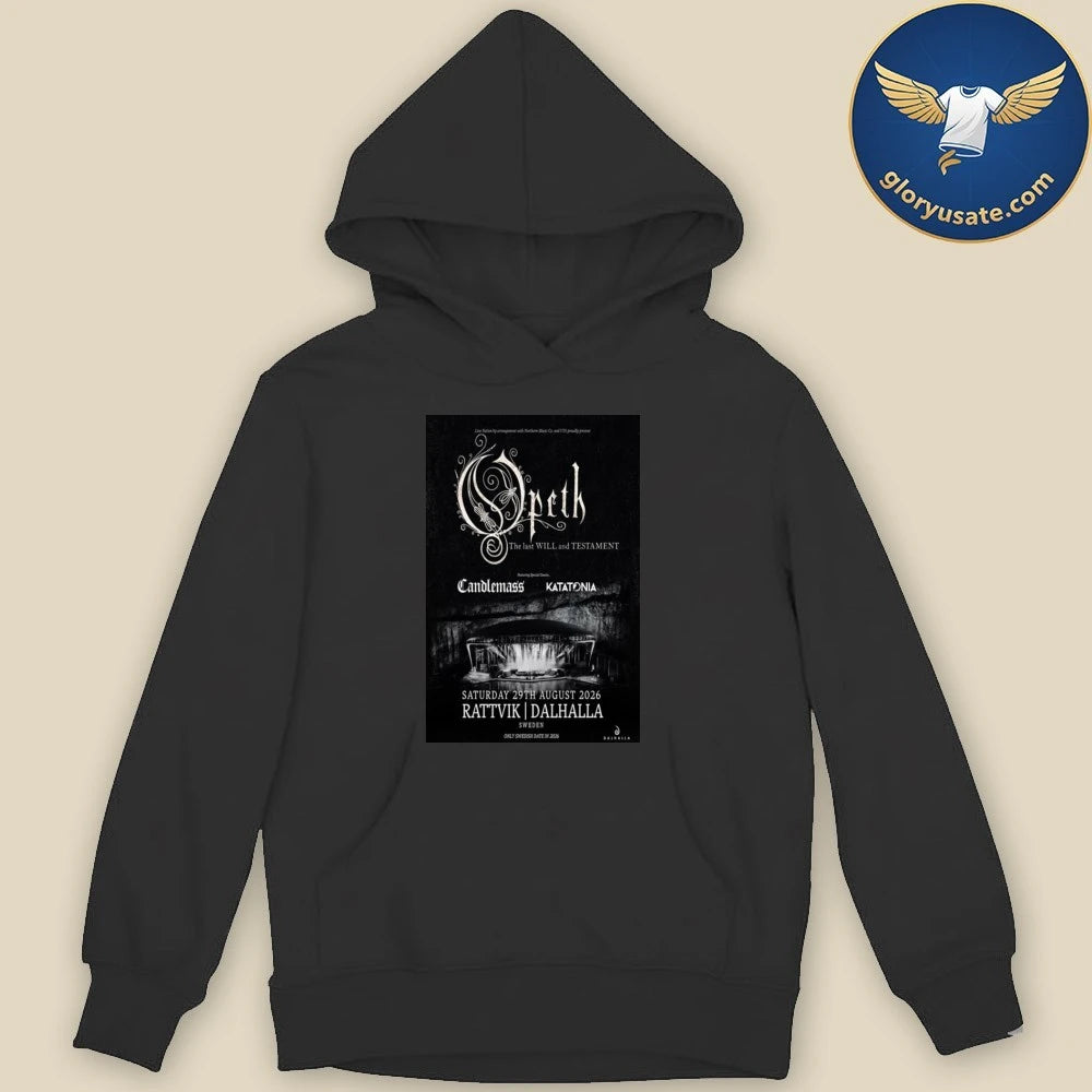 Opeth August 29 2026 Dalhalla Poster Shirt
