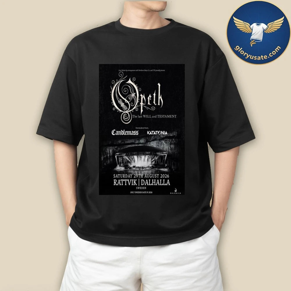 Opeth August 29 2026 Dalhalla Poster Shirt