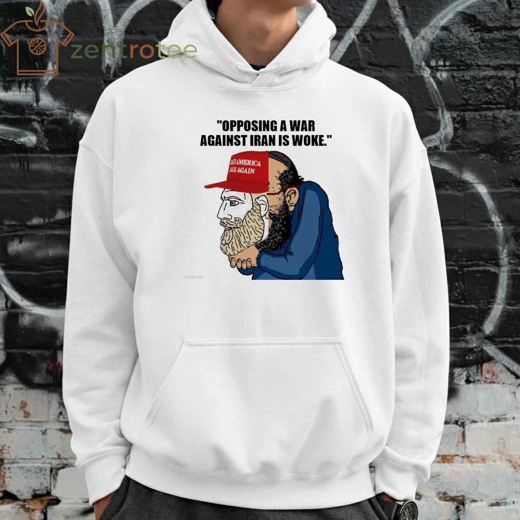 Opposing a war against Iran is woke Maga tee