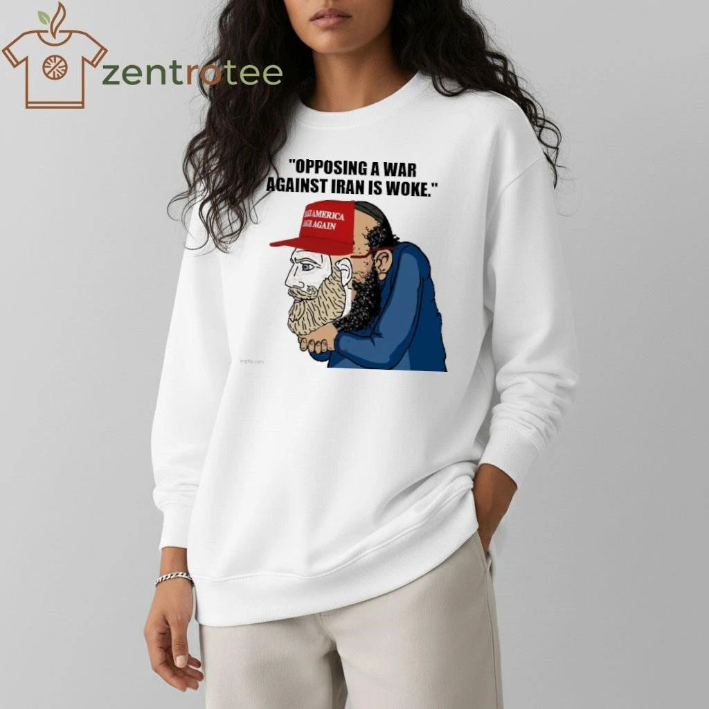 Opposing a war against Iran is woke Maga tee