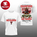 Orange Bowl Game Champions Red Raiders Wreck Em Tech 2026 Two Sided Shirt