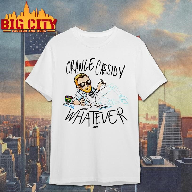 Orange Cassidy Whatever Drawing Graphic Kids 2025 New Shirt