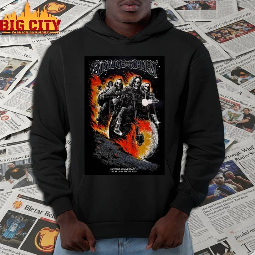 Orange Goblin Live At Up In Smoke 2025 Concert Poster shirt