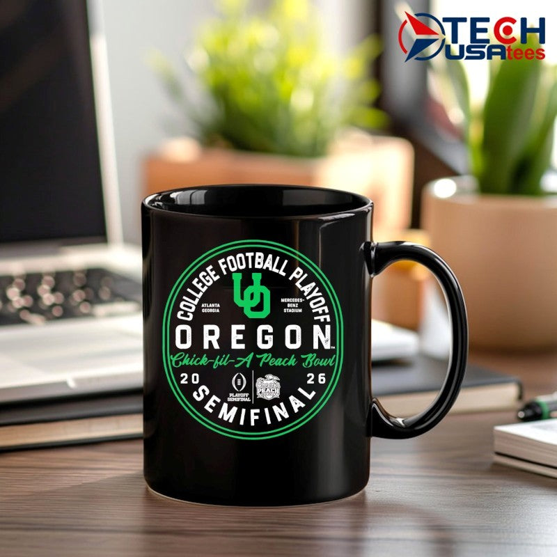 Oregon Duck Chick-fil-A Peach Bowl Bound 2026 College Football Playoff Semifinal logo shirt