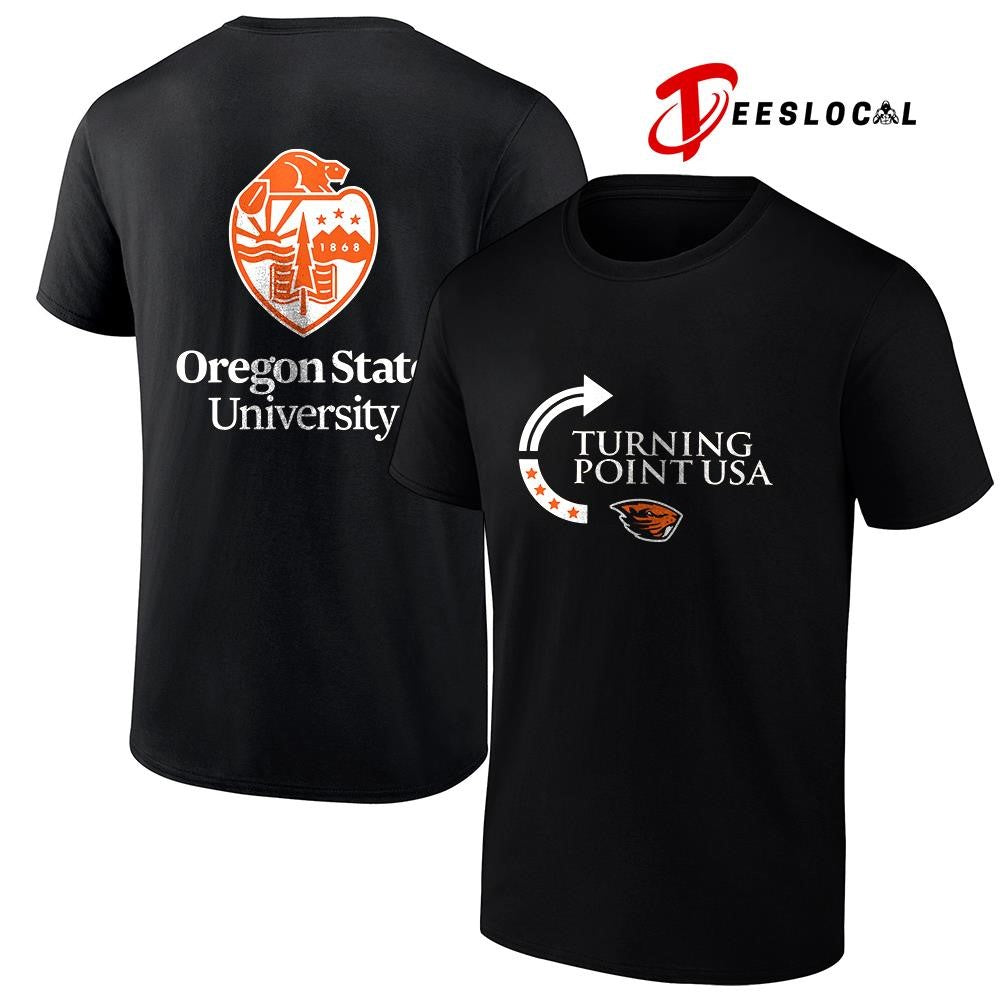Oregon State Beavers x Oregon State university x Charlie Kirk turning point USA shirt