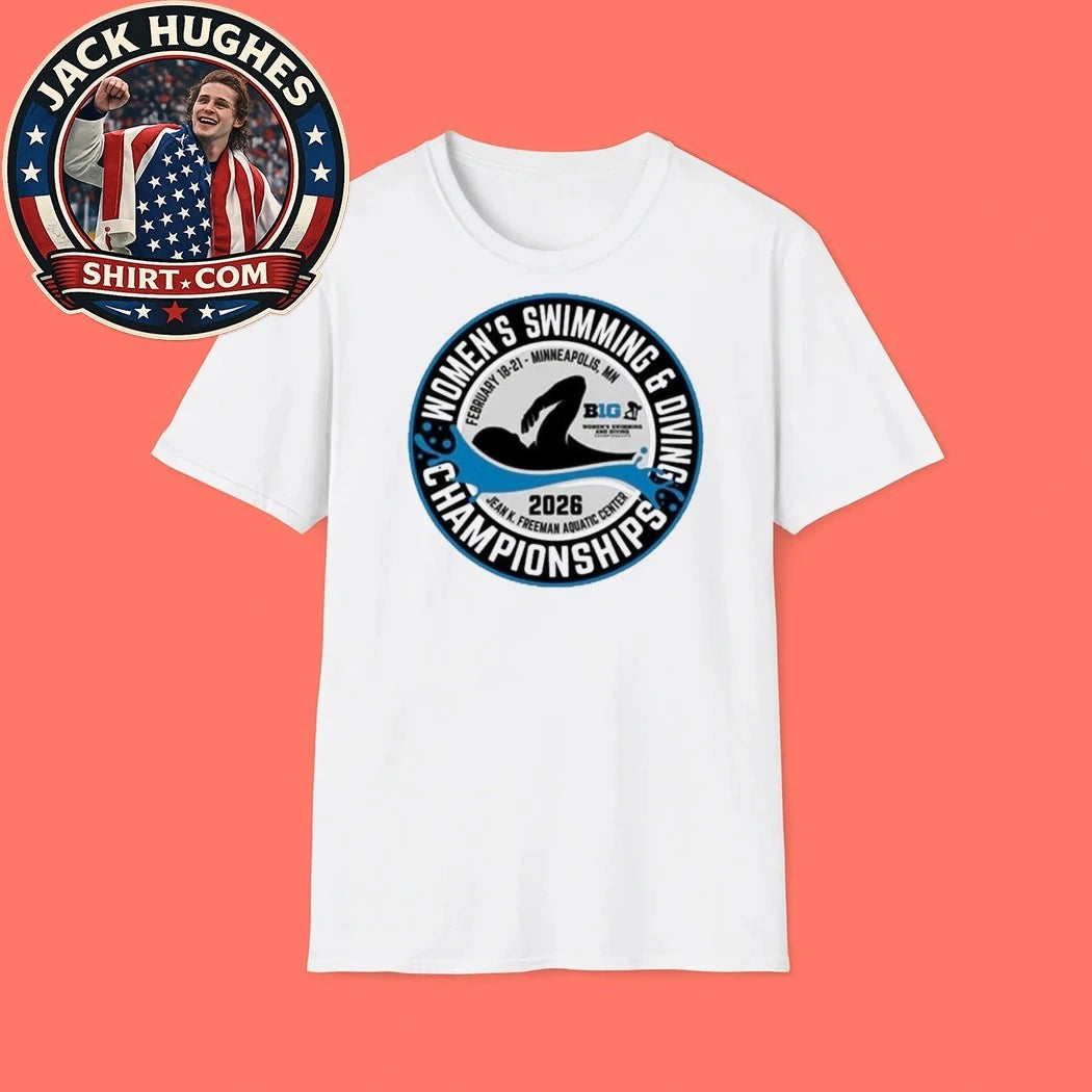 Original 2026 Big Ten Womens Swimming Diving Championships Minneapolis Shirt