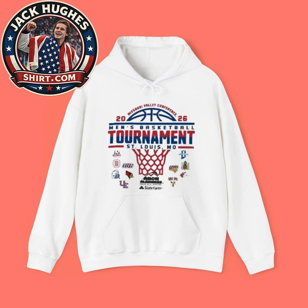 Original 2026 Missouri Valley Conference Mens Basketball Tournament St Louis Shirt