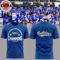 Original 3A D1 Football State Championship Yoakum Bulldogs Champions 2025 Logo Shirt