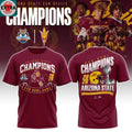 Original Arizona State Sun Devils Sun Bowl Champions 2025 NCAA Helmet And Logo Hoodie T-Shirt