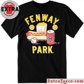 Original Ballpark Food Boston Red Sox Logo Shirt